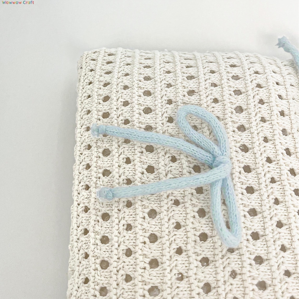 Crochet Bags,Crossbodies,Clear bow white crochet mini bag - Crochet crossbody bag